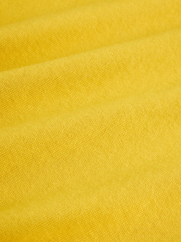 Yellow Cotton Rich Soft Touch Long Sleeve Crew Neck Jumper - Image 7 of 7