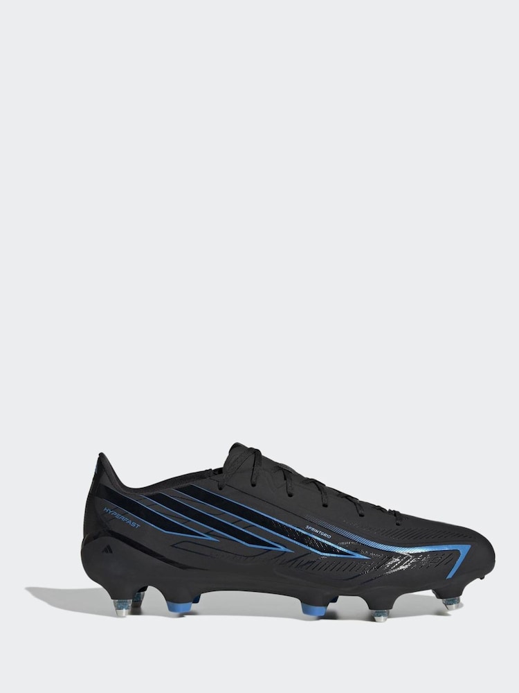 adidas Black F50 Hyperfast League Soft Ground Football Boots - Image 1 of 20