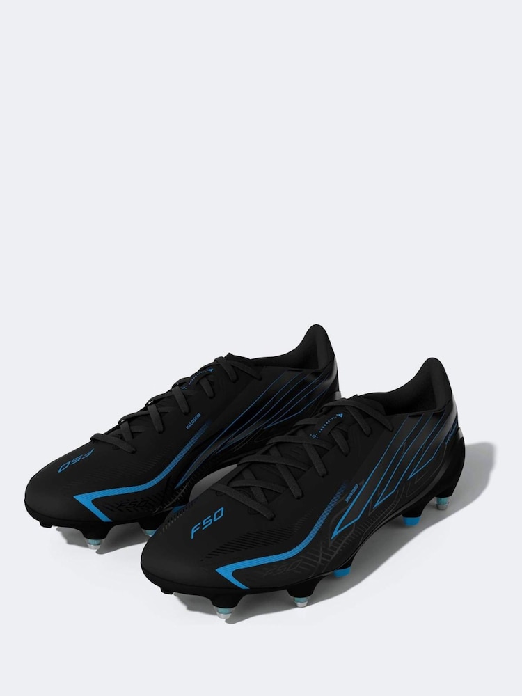 adidas Black F50 Hyperfast League Soft Ground Football Boots - Image 2 of 20
