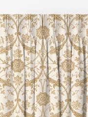 Laura Ashley Gold Endale Trellis Made to Measure Curtains - Image 5 of 9