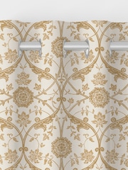 Laura Ashley Gold Endale Trellis Made to Measure Curtains - Image 7 of 9