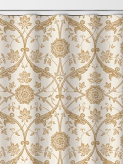 Laura Ashley Gold Endale Trellis Made to Measure Curtains - Image 8 of 9