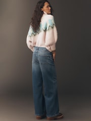 Anthropologie Sadie High-Rise Wide-Leg Blue Jeans - Image 3 of 4