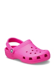 Crocs Pink Kids Classic Clogs - Image 1 of 5