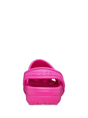 Crocs Pink Kids Classic Clogs - Image 3 of 5