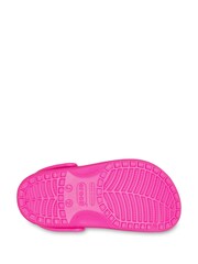 Crocs Pink Kids Classic Clogs - Image 5 of 5