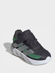 adidas Grey Galaxy Trainers - Image 1 of 9