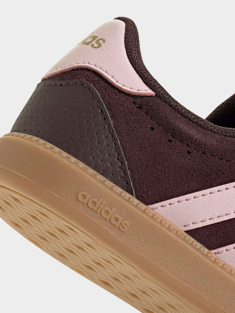 adidas Brown/Pink Breaknet Sleek Kids Trainers - Image 8 of 8 adidas Brown/Pink Breaknet Sleek Kids Trainers - Image 8 of 8