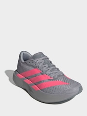 adidas Grey Adizero Pacer Trainers - Image 4 of 10