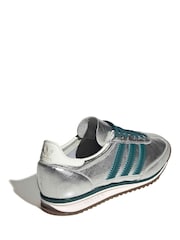 adidas Originals Grey SL72 Trainers - Image 4 of 9