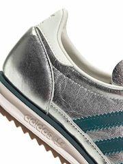 adidas Originals Grey SL72 Trainers - Image 8 of 9