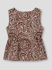 Angel & Rocket Livvy Leopard Peplum Top - صورة 2 من 2