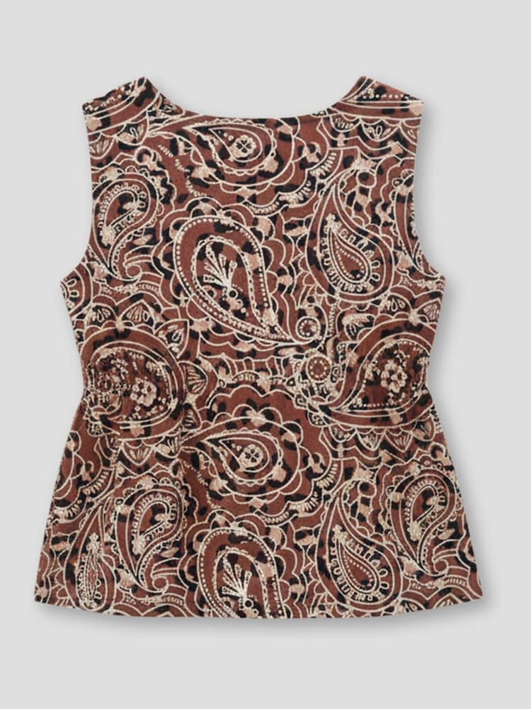 Angel & Rocket Livvy Leopard Peplum Top - صورة 2 من 2