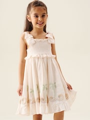 Angel & Rocket Palma Embroidered Hem Sun Dress - Imagen 4 de 9