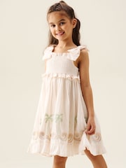 Angel & Rocket Palma Embroidered Hem Sun Dress - Imagen 5 de 9