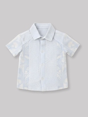 Angel & Rocket Regan カットソーストライプ柄パームシャツ - 画像 1 / 2