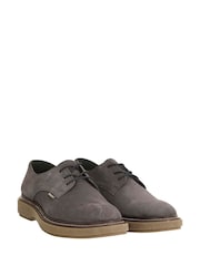 Barbour® Grey Harefield Derby Shoes - Image 1 of 4