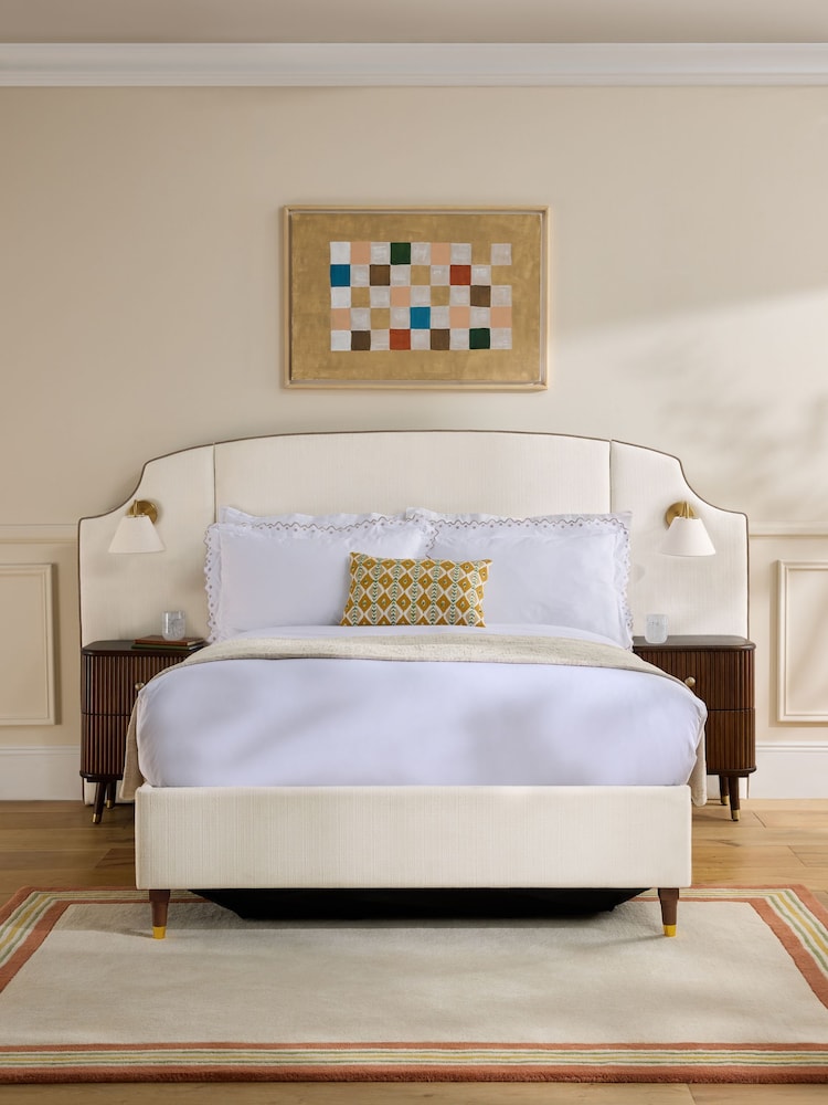 Nina Campbell Clabon Natural Lowndes Ottoman Storage Hotel Bed - Image 1 of 5