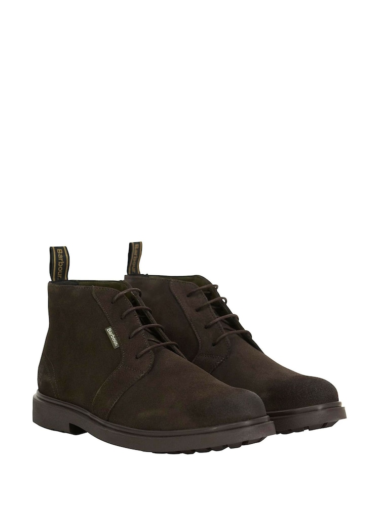بوت جلد بارتفاع الكاحل Meays من Barbour® - صورة 1 من 4 بوت جلد بارتفاع الكاحل Meays من Barbour® - صورة 1 من 4