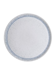 Denby Set of 4 White Aurora Dinner Plates - Image 2 of 3