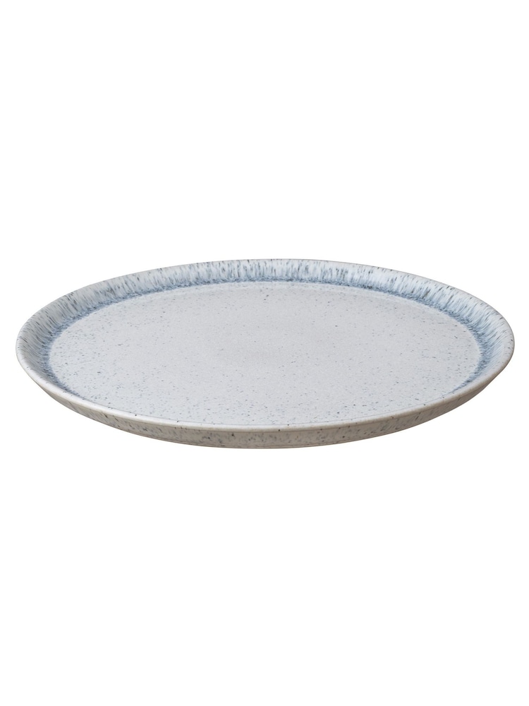 Denby Set of 4 White Aurora Dinner Plates - Image 3 of 3