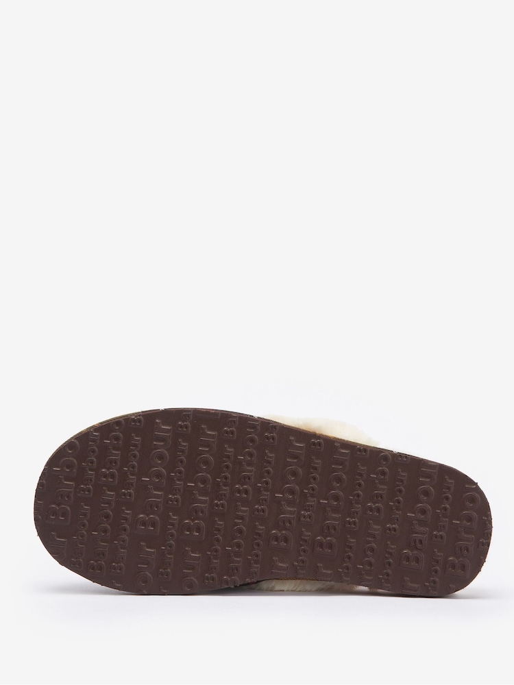 Barbour® Brown Claudia Slippers - Image 4 of 4 Barbour® Brown Claudia Slippers - Image 4 of 4
