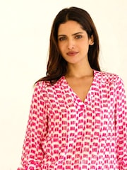 Aspiga Clea Viscose Crinkle Blouse - תמונה 2 מתוך 5