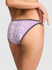 Victoria's Secret Pink Lilac Purple Crush String Bikini Cotton Mini Logo Knickers - Image 2 of 2