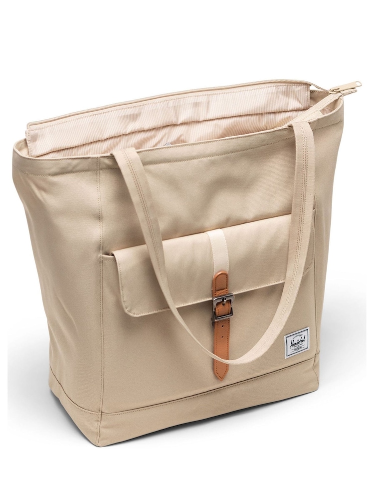 Herschel Supply Co. Cream Retreat Tote - Image 2 of 2 Herschel Supply Co. Cream Retreat Tote - Image 2 of 2
