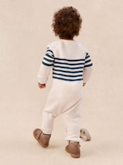 The White Company White Breton Knitted Sleepsuit With Cashmere - Image 4 of 5
