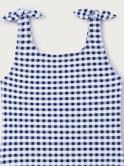 The White Company Blue Gingham Knotted Swimsuit - Image 2 of 2