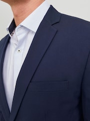 JACK & JONES Blue Super Slim Fit Blazer - Image 4 of 7