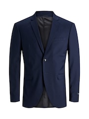 JACK & JONES Blue Super Slim Fit Blazer - Image 6 of 7