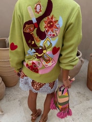 Never Fully Dressed Green Enchanted Cardigan - Image 3 of 4