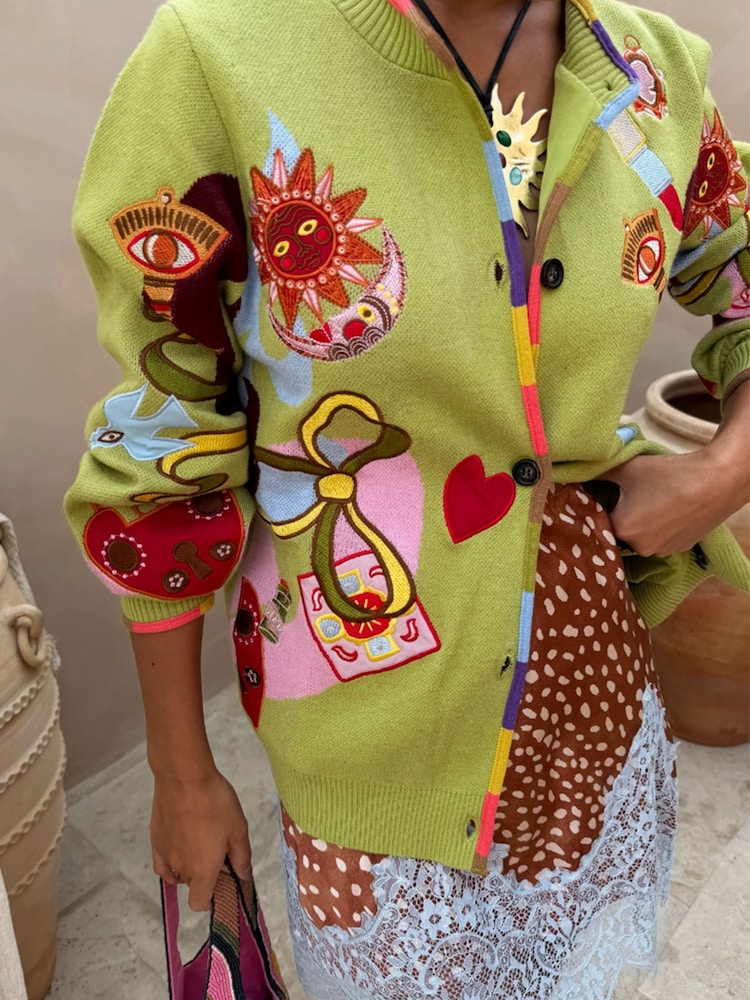 Never Fully Dressed Green Enchanted Cardigan - Image 4 of 4