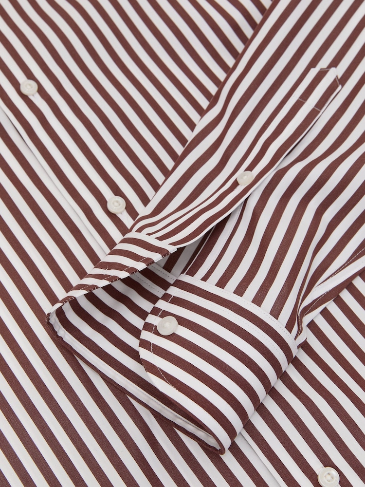 Long Sleeve Bengal Stripe Button-Down Shirt. - Image 7 of 7
