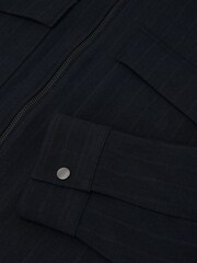Sobrecamisa con zíper y rayas Reiss Sidney - Imagen 8 de 8