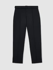 Bleumarin - Reiss Peshi Relaxed-Fit Belted Pintuck Trousers - Imaginea 2 din 7