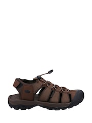 Hush Puppies Brown Peru Sandals - Image 1 of 4
