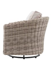 Gallery Home Grey Riviera Garden Swivel Chair - Image 4 of 6