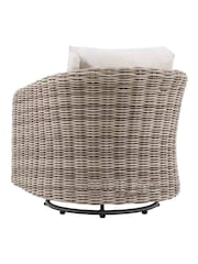 Gallery Home Grey Riviera Garden Swivel Chair - Image 5 of 6