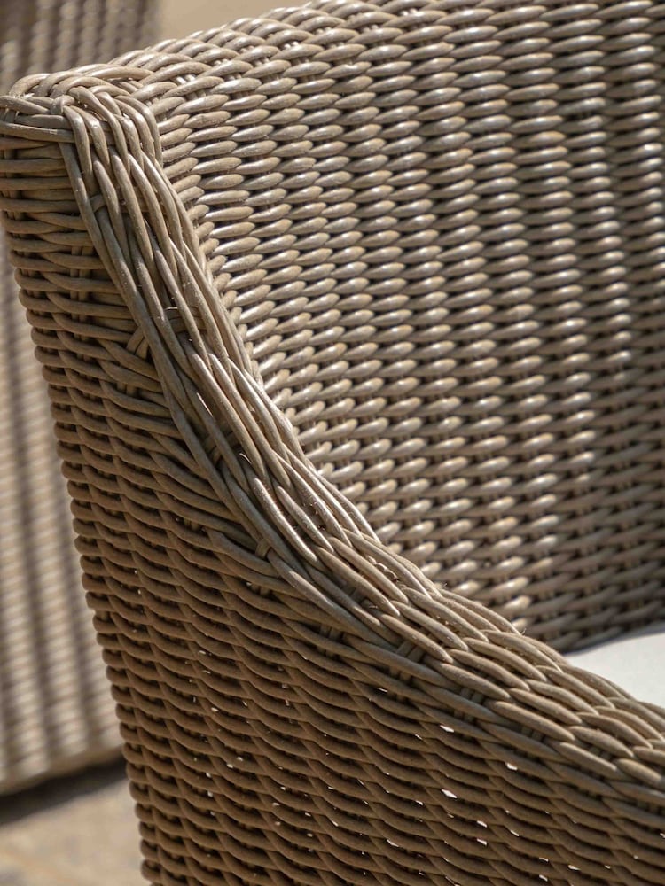 Gallery Home Set of 2 Beige Cheltenham Garden Dining Chairs - Image 2 of 6 Gallery Home Set of 2 Beige Cheltenham Garden Dining Chairs - Image 2 of 6