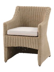 Gallery Home Set of 2 Beige Cheltenham Garden Dining Chairs - Image 5 of 6