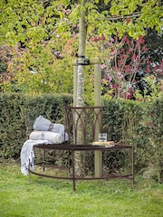 Gallery Home Black Alton Outdoor Tree Bench Seat Ember - Image 1 of 3