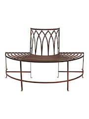 Gallery Home Black Alton Outdoor Tree Bench Seat Ember - Image 2 of 3