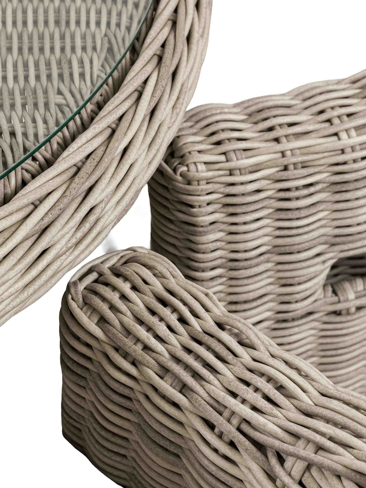 Gallery Home Grey Riviera 4 Seater Garden Dining Set - Image 4 of 4 Gallery Home Grey Riviera 4 Seater Garden Dining Set - Image 4 of 4