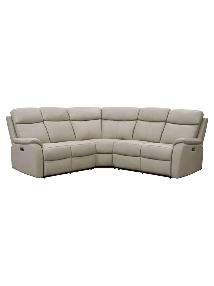 Aspire Furniture Pewter Kingsmere Corner Power Recliner Sofa - Image 2 of 6