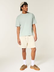Hollister Smoke Grey Boxy Fit T-Shirt - Image 3 of 4