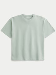 Hollister Smoke Grey Boxy Fit T-Shirt - Image 4 of 4