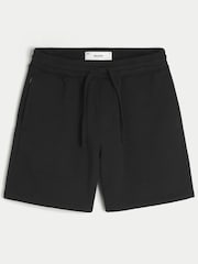Hollister Black Baggy Fleece Jersey Shorts - Image 3 of 4